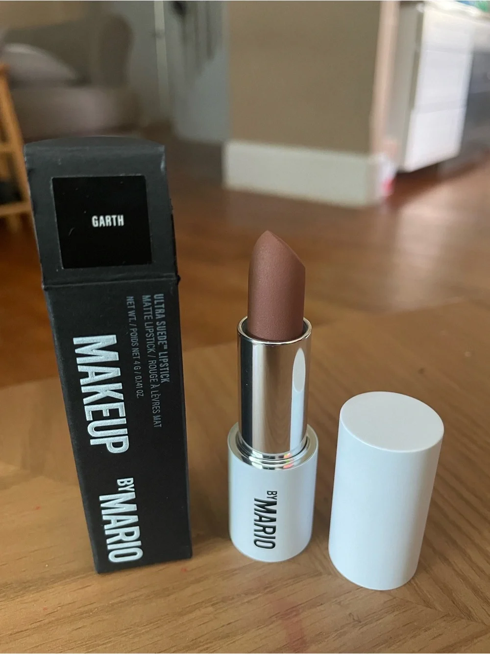 Makeup By Mario Matte Lipstick in Garth - Brown Nude